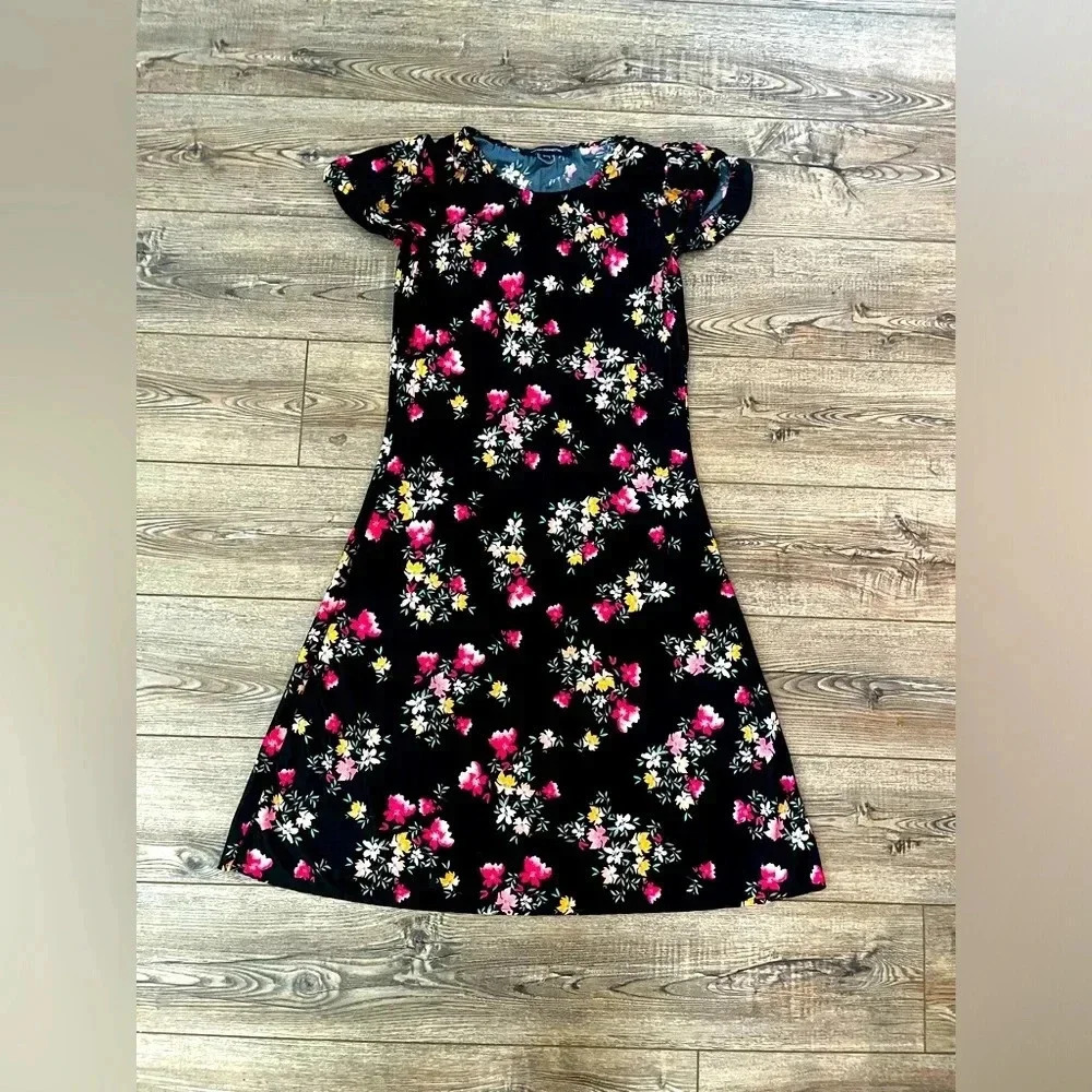 French connection floral long xs or size 0 dress